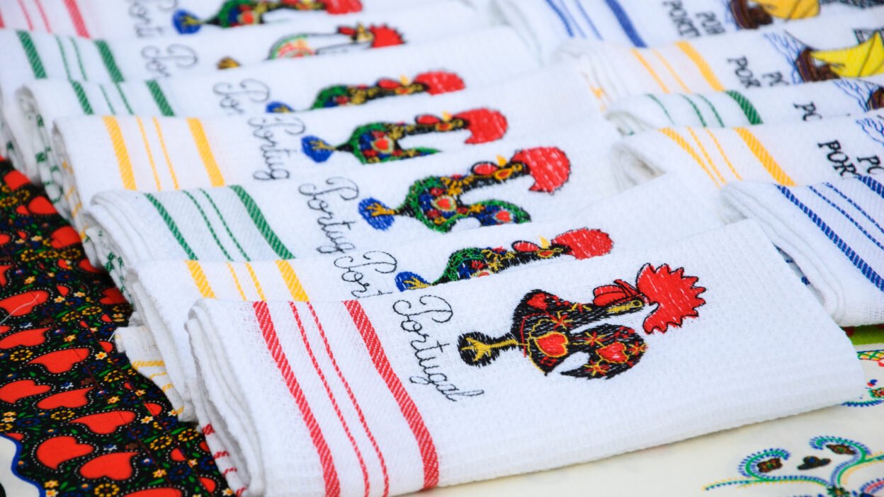 Serviettes "coq de Barcelos"